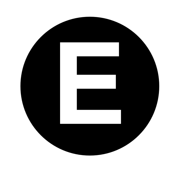 Letter E PNG Image