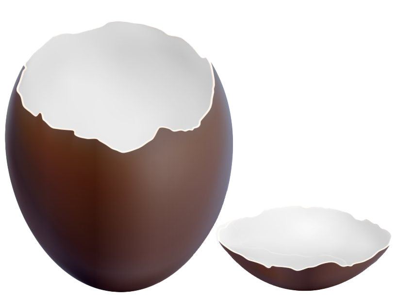 Broken Easter Egg Chocolate Download Free Image PNG Image