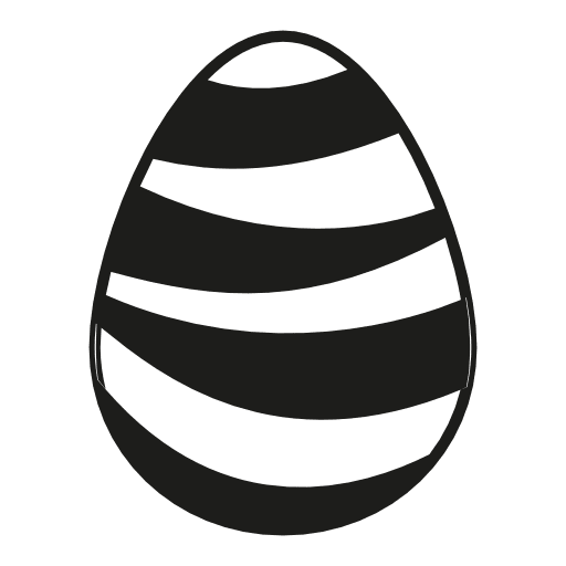 Decorative Easter Black Egg Free Transparent Image HD PNG Image