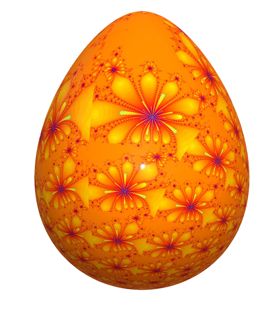 Orange Egg Easter PNG Image High Quality PNG Image