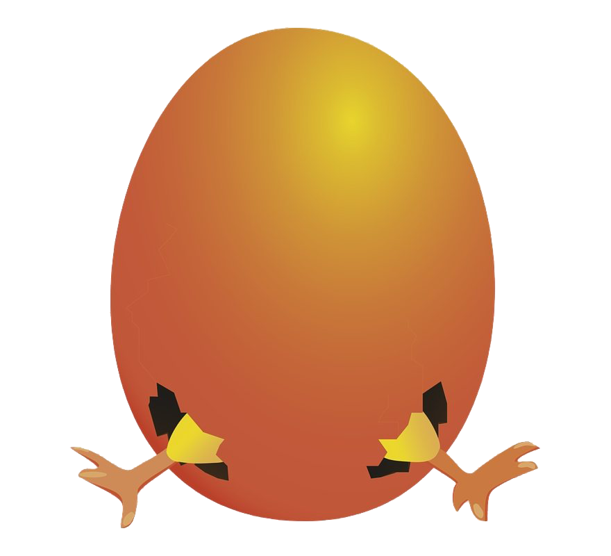 Orange Egg Easter Free Download PNG HD PNG Image