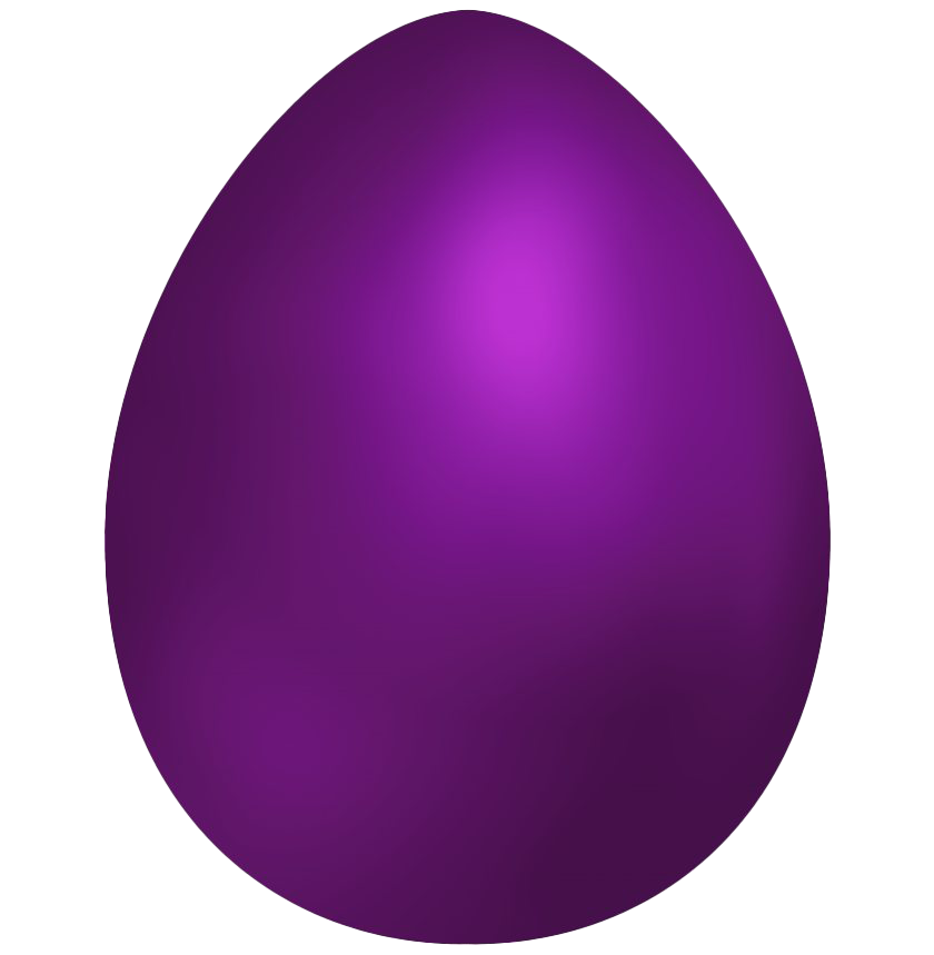Purple Plain Easter Egg Free Photo PNG Image