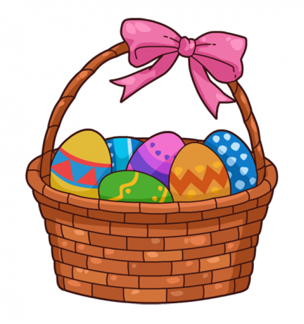 Basket Egg Vector Easter Pic PNG Image