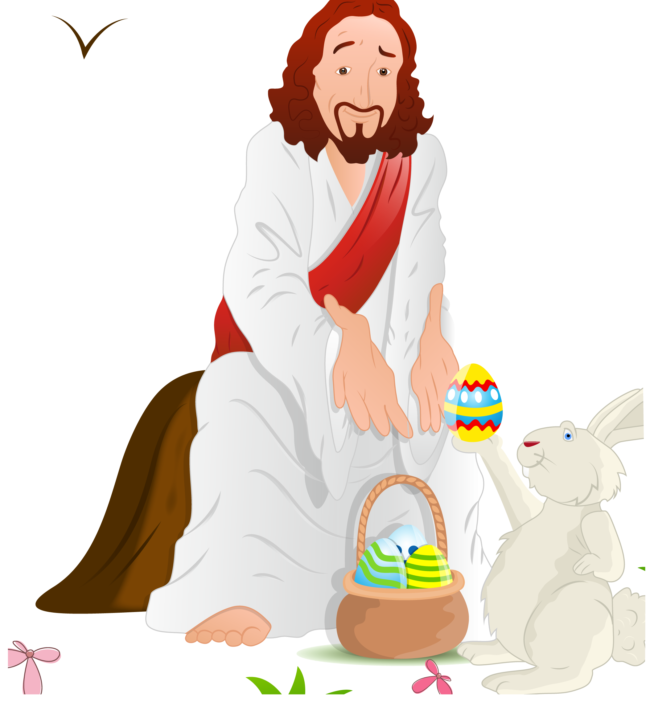 And Of Eggs Illustration Jesus Resurrection Easter PNG Image