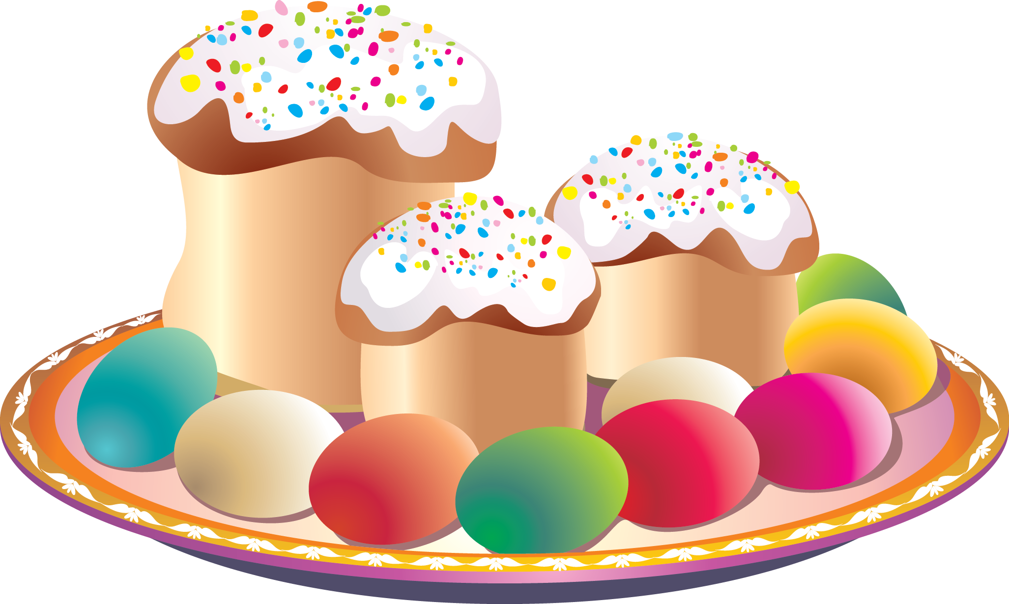 Easter cake PNG Image