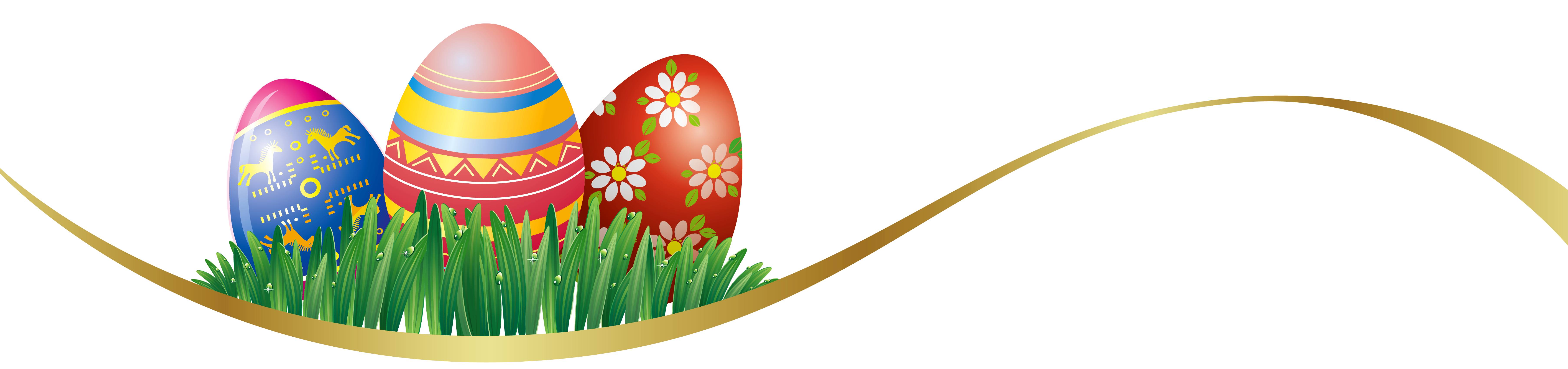 Picture Coffee Deco Gift With Easter Eggs PNG Image