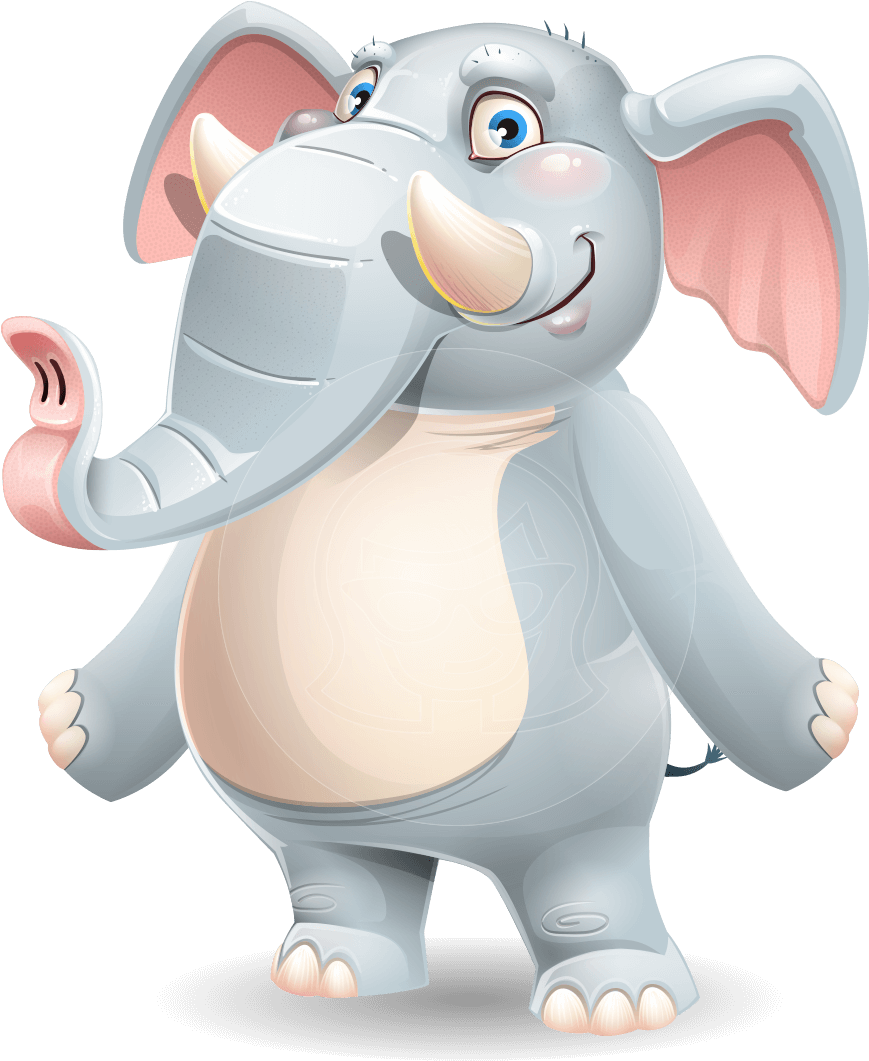 Vector Elephant PNG Image High Quality PNG Image