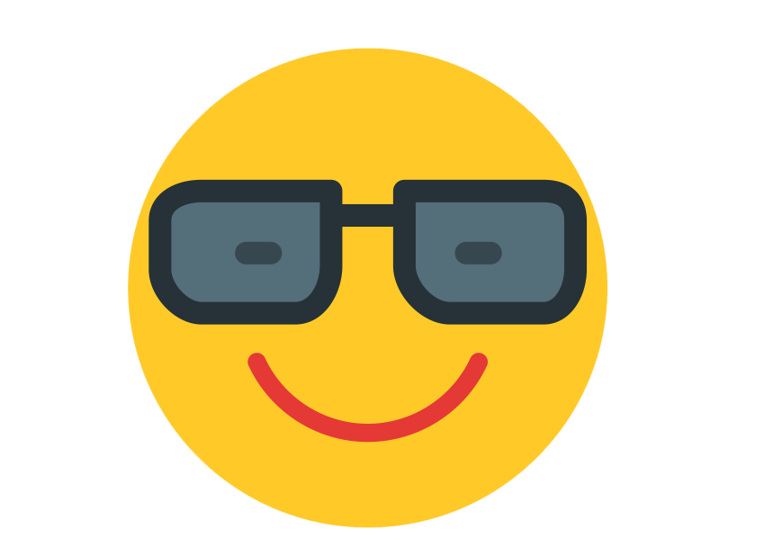 Whatsapp Emoji Hipster Cool PNG Download Free PNG Image