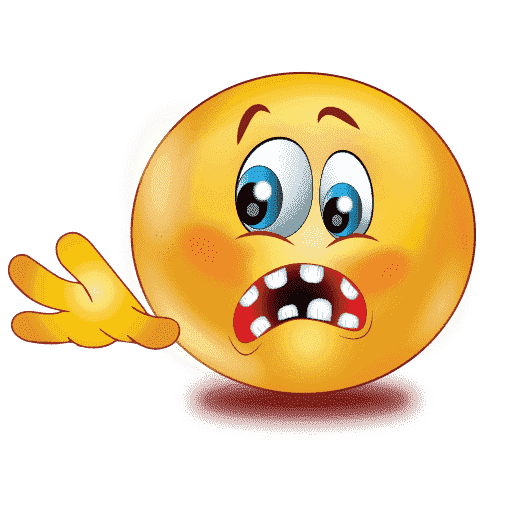 Download Free Gradient Scared Emoji Free Transparent Image HQ ICON ...