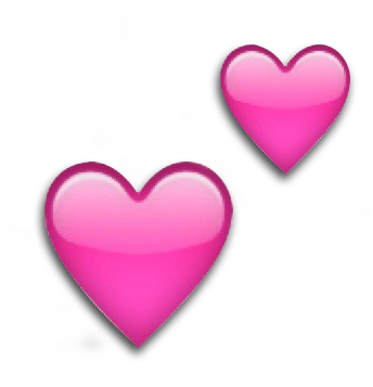 Pink Heart Emoji PNG File HD PNG Image