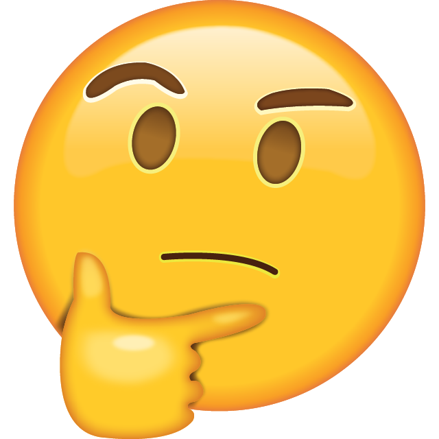 Thought Emoticon Whatsapp Emoji Free Photo PNG PNG Image