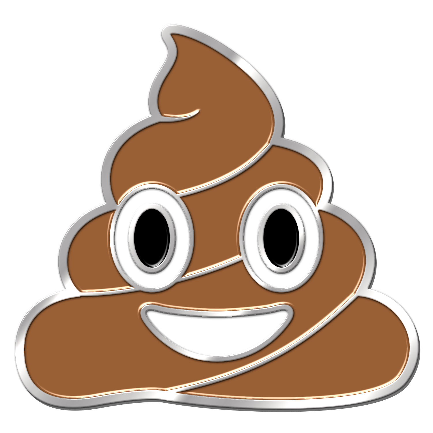 Of Sticker Poo Decal Pile Bumper Emoji PNG Image