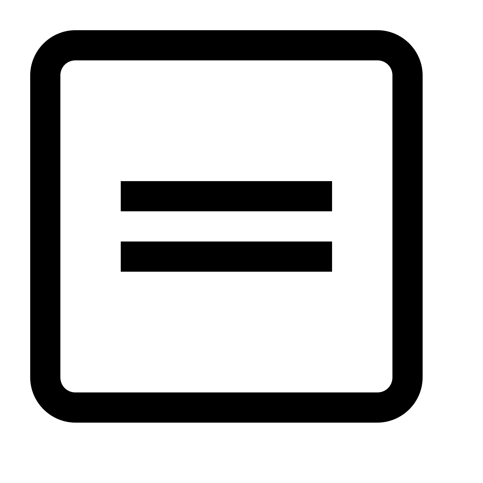 Equals PNG Image