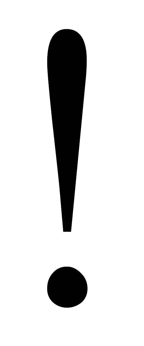 Exclamation mark PNG Image