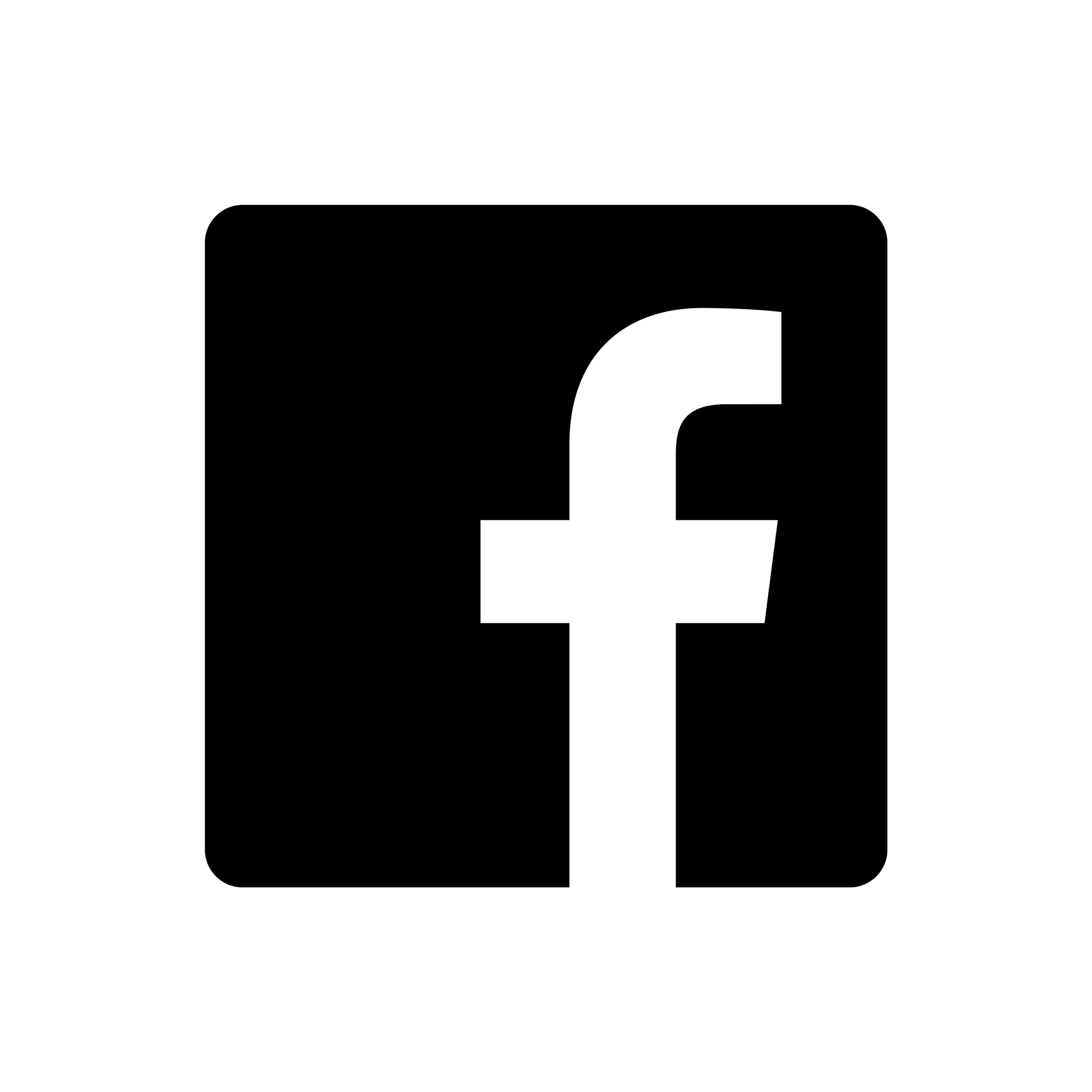 Facebook Icon Png Black And White