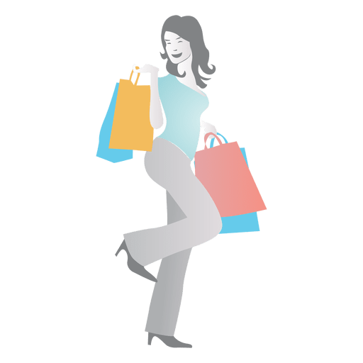 Bag Girl Shopping Holding PNG Free Photo PNG Image