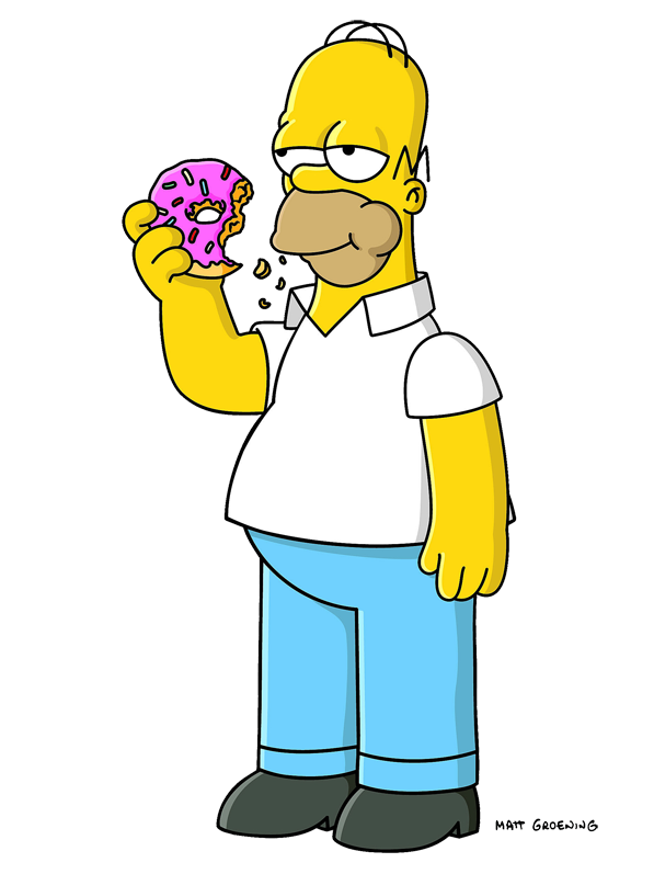 Homer Standing Bart Marge Human Behavior Simpson PNG Image