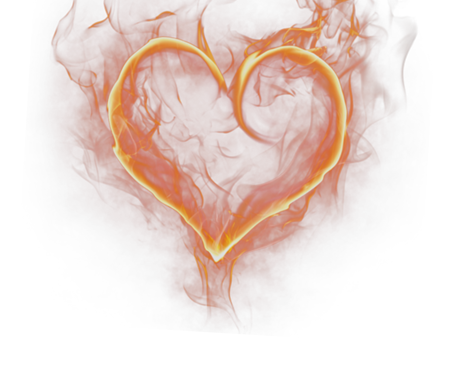 Fire Heart Smoke Free Download PNG HQ PNG Image