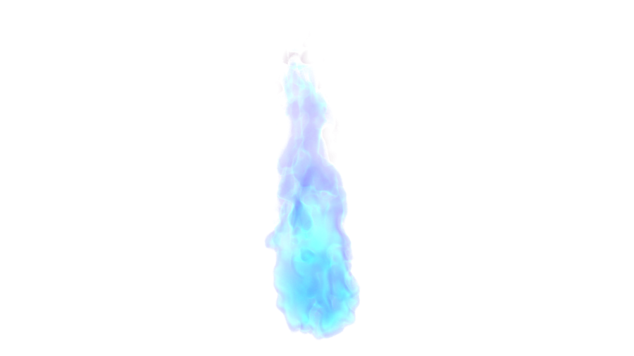 Blue Fire Transparent Background PNG Image