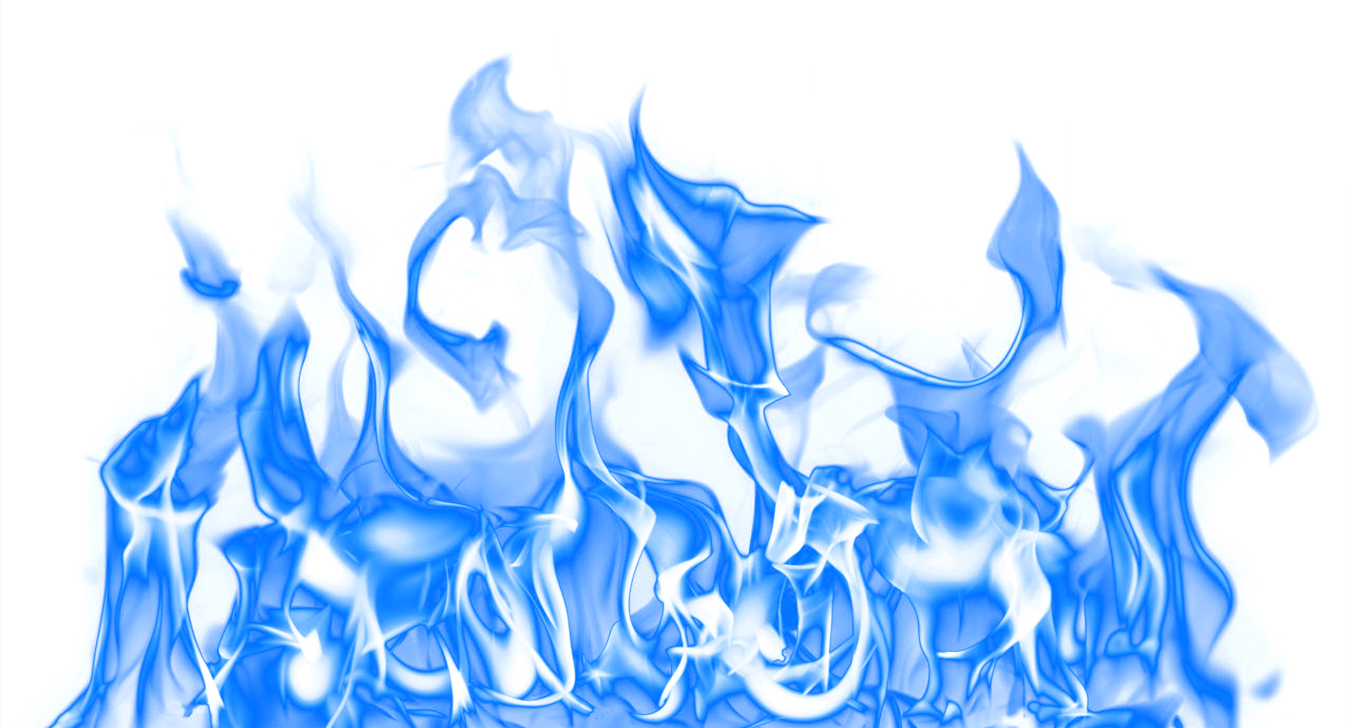 Blue Fire Picture PNG Image
