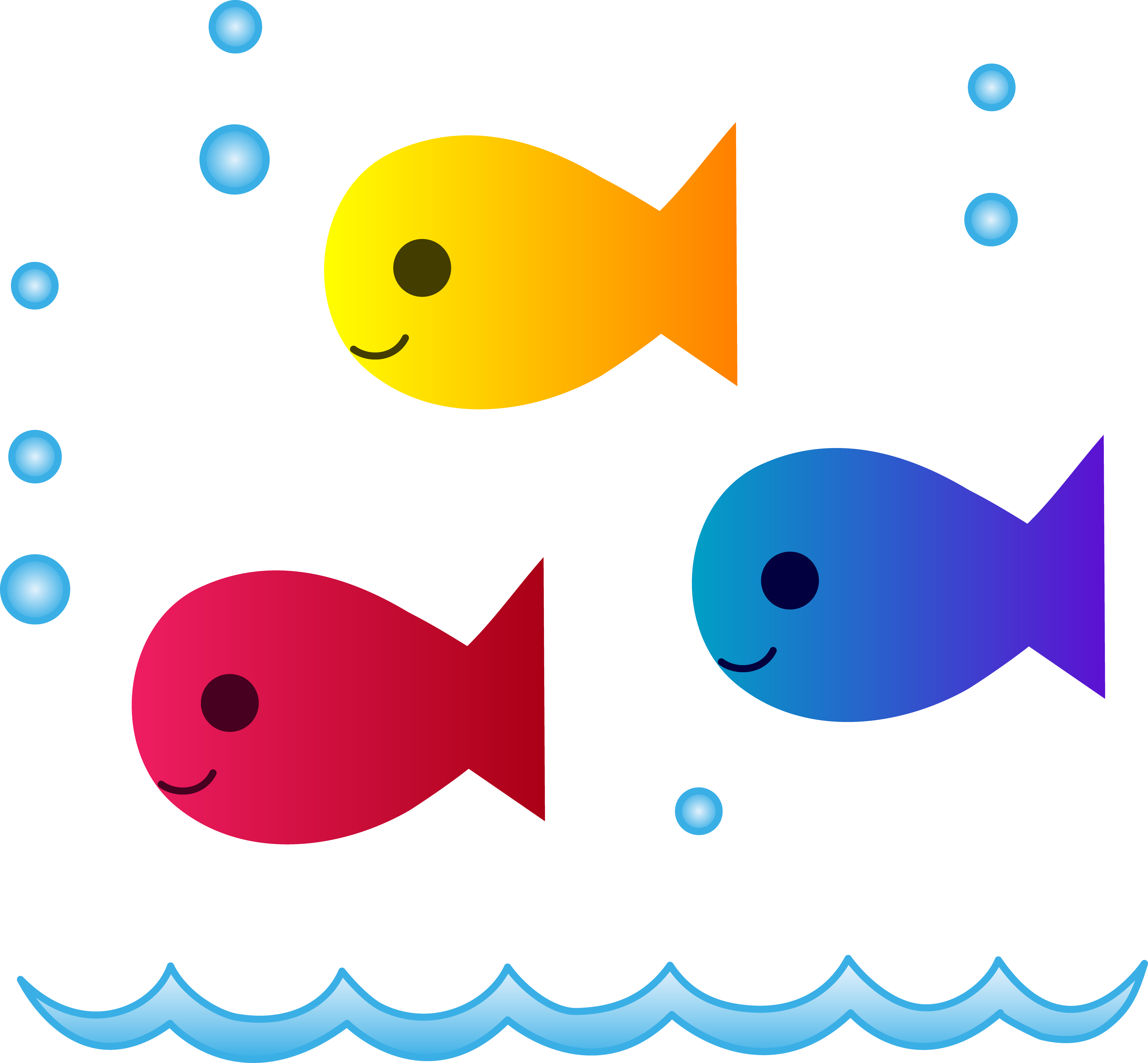 School Of Fish Clipart PNG Image