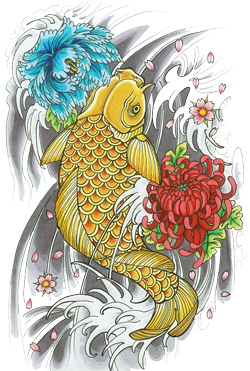 Fish Tattoos Png Pic PNG Image