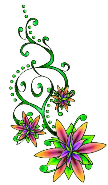 Flower Tattoo Free Download Png PNG Image