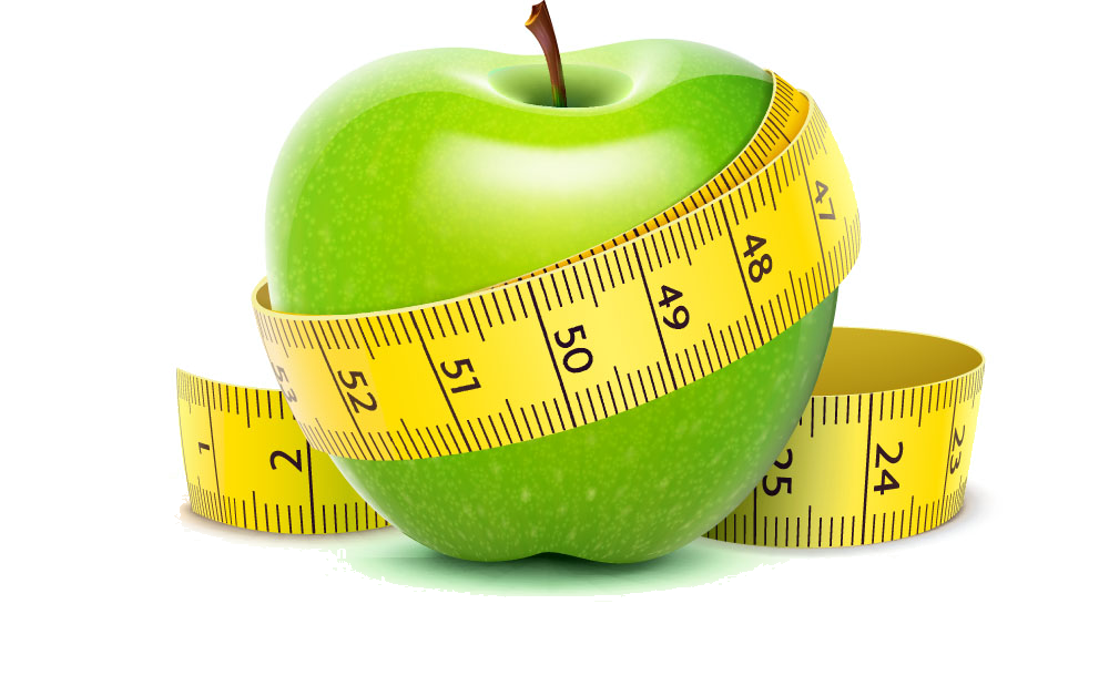 Loss Management Apple Weight Dieting Healthy Diet PNG Image