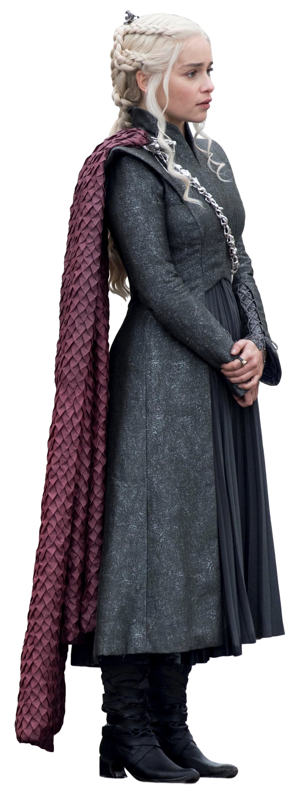 Fur Outerwear Thrones Of Clarke Game Emilia PNG Image