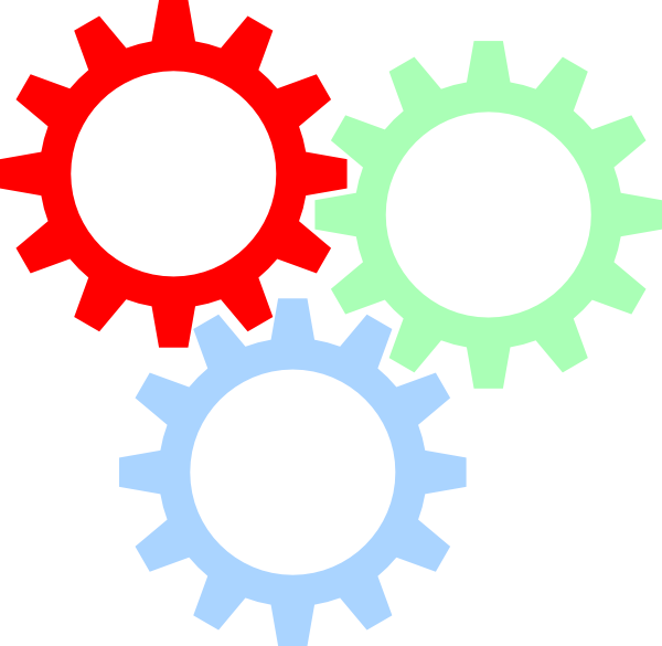 Steampunk Gears Colorful Free HD Image PNG Image