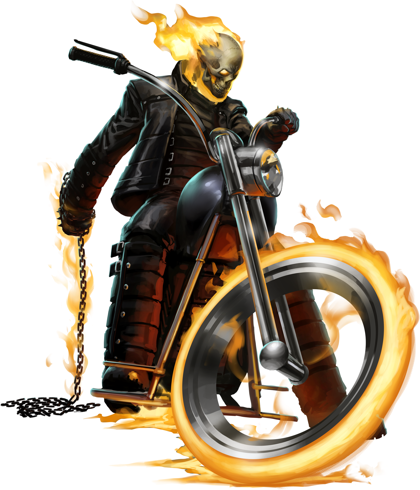 Ghost Pic Flame Rider HQ Image Free PNG Image