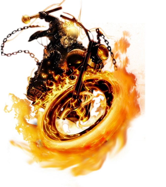 Ghost Rider Face Transparent PNG Image
