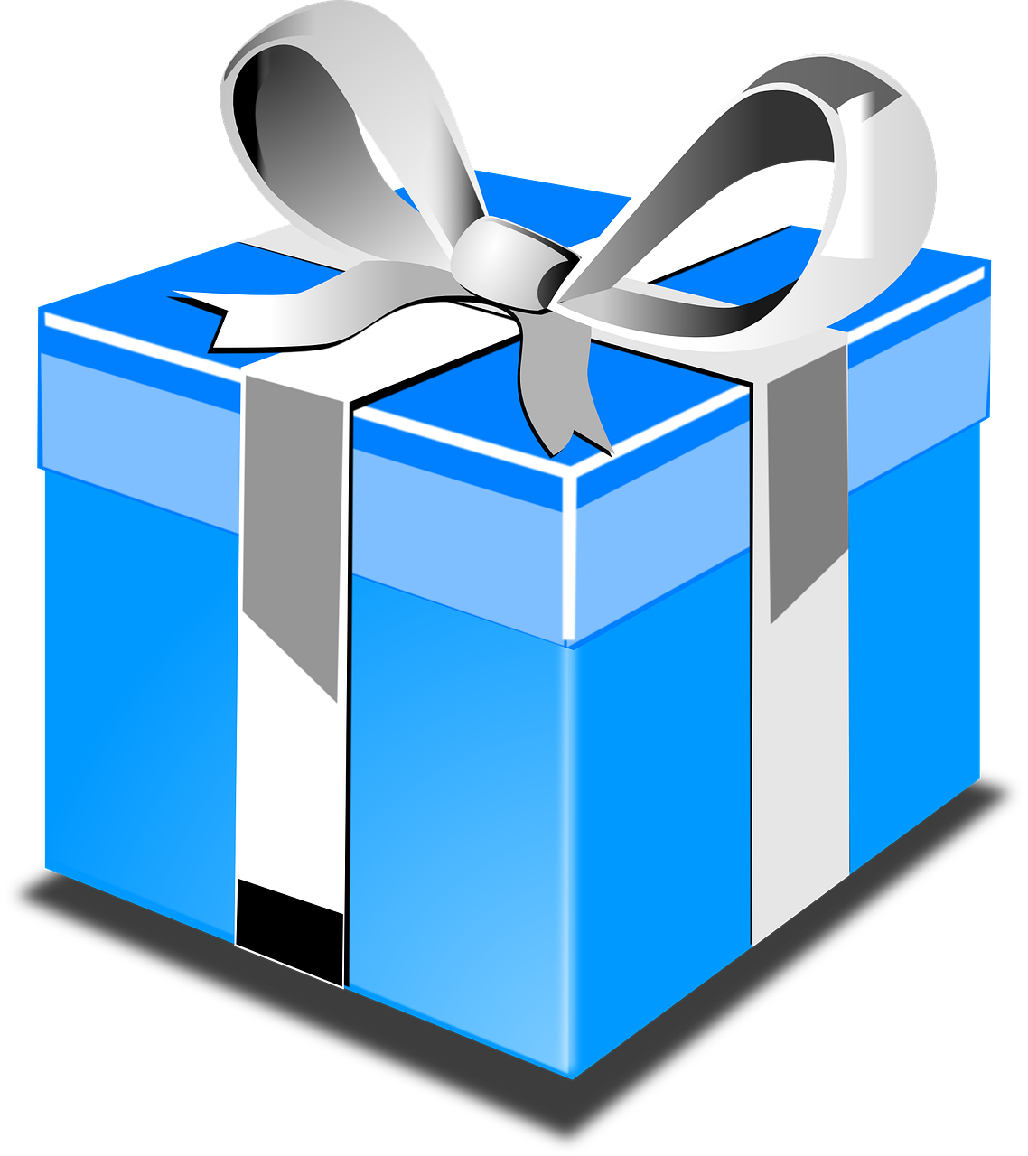 Blue Birthday Gift Free Download Image PNG Image