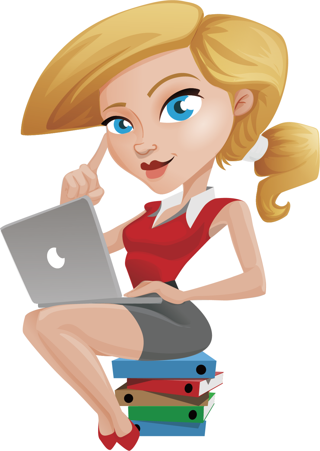 Using Girl Laptop Free Download PNG HQ PNG Image