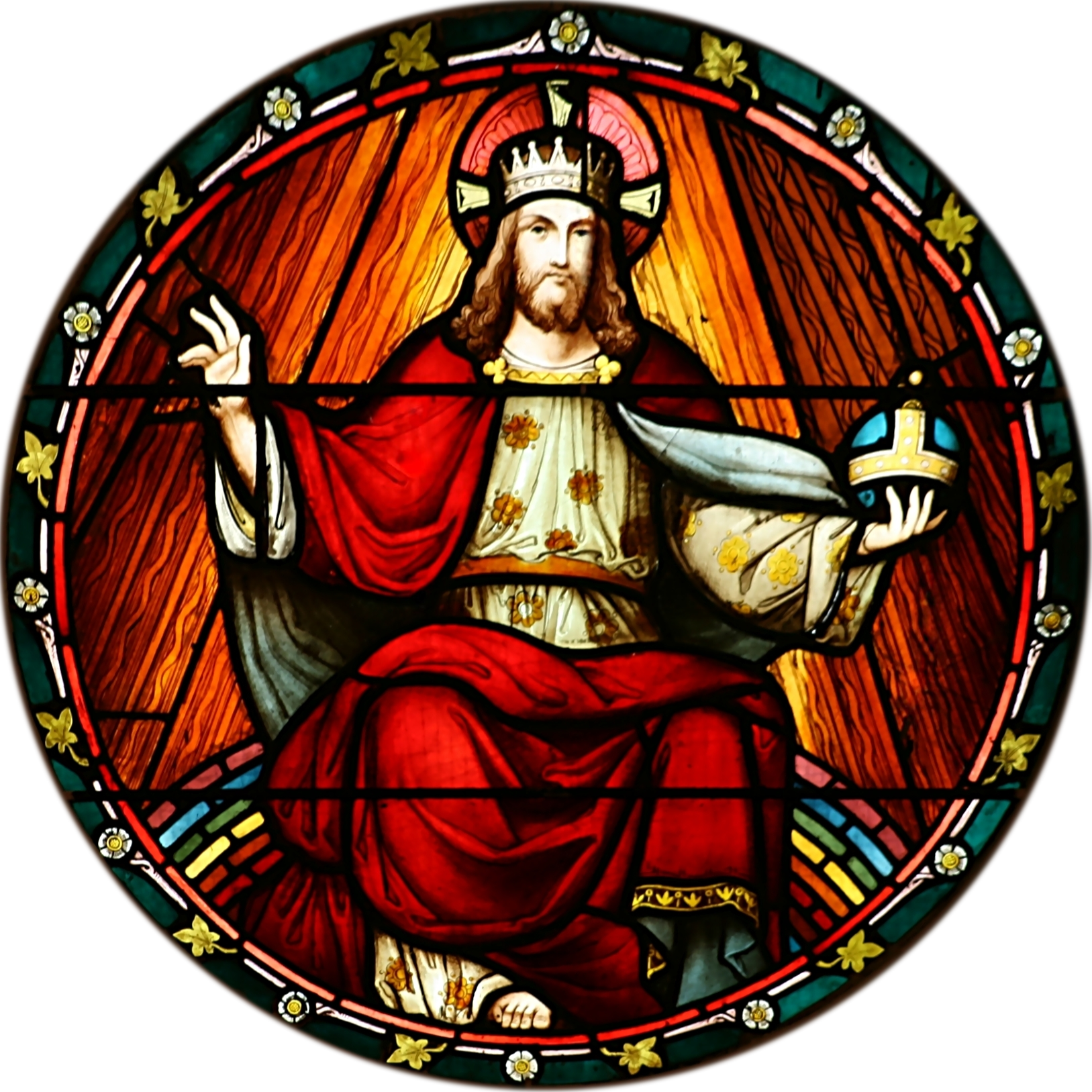 King Christ Rights Of Stained Feast Quas PNG Image