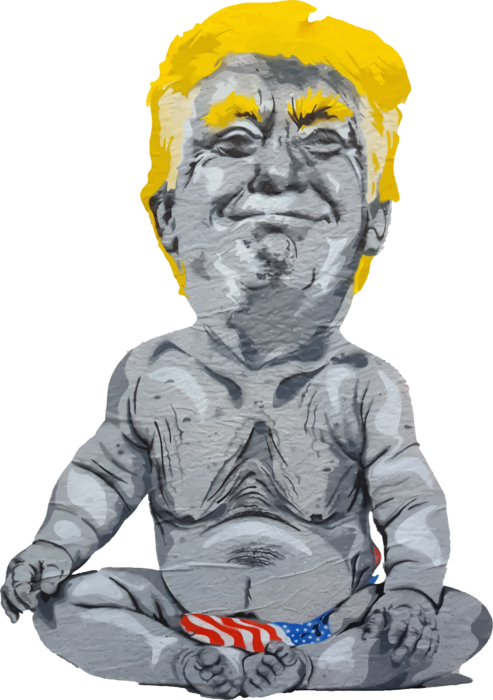 Art Trump Against Donald Graffiti Protests Organism PNG Image