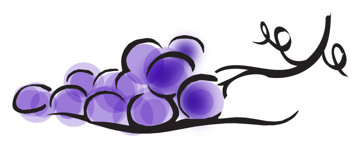 Grapes Cartoon PNG Image