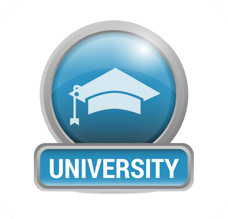 University Material Metallic Vector Logo Campus PNG Image