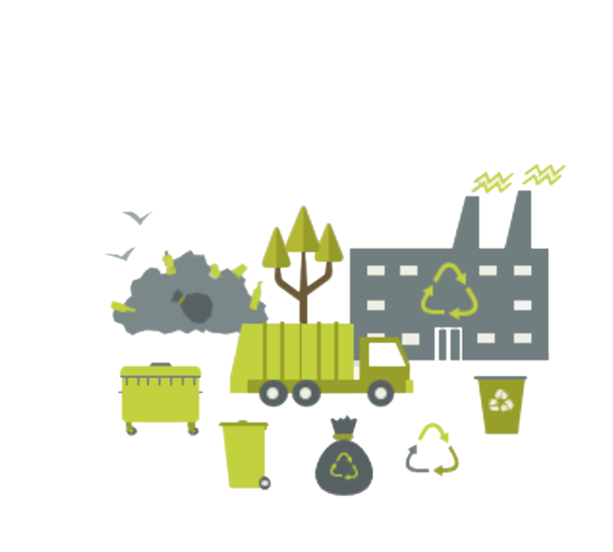 Bin Management Recycling Illustration Recycle Waste PNG Image
