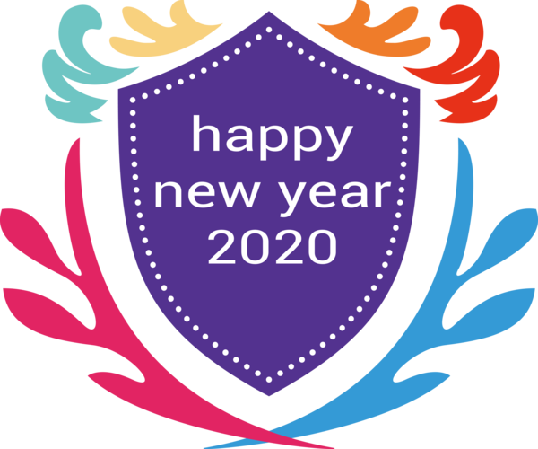 New Year Logo Font For Happy 2020 Games PNG Image