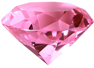 Pink Diamond Heart File PNG Image
