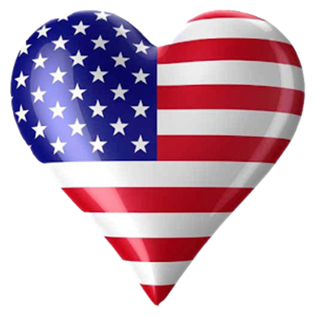 Saying Memorial United Heart Of States Flag PNG Image