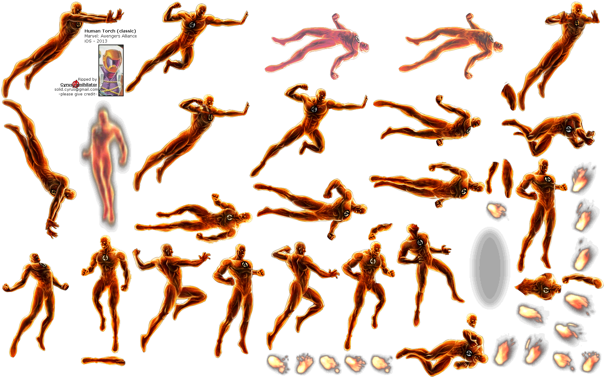 Human Torch Clipart PNG Image