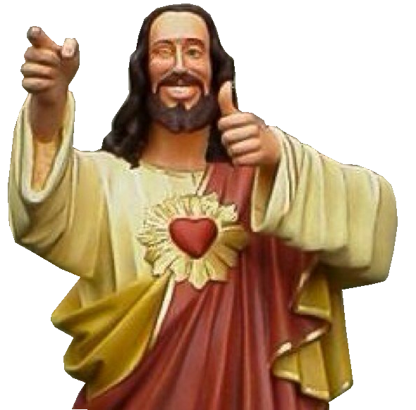 Christ Thumb Signal Jesus Dogma Buddy PNG Image