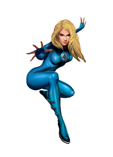 Invisible Woman Transparent PNG Image