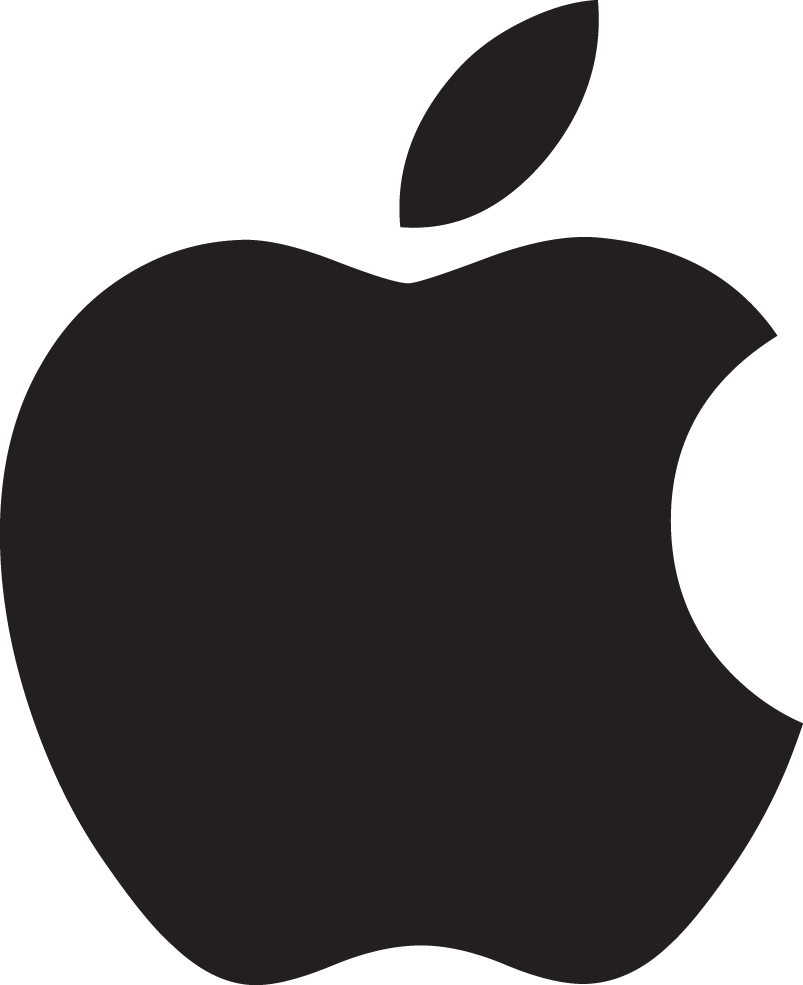 Apple Material Scalable Vector Black Pure Graphics PNG Image
