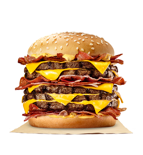 King Whopper Hamburger Grill Big Cheeseburger Burger PNG Image