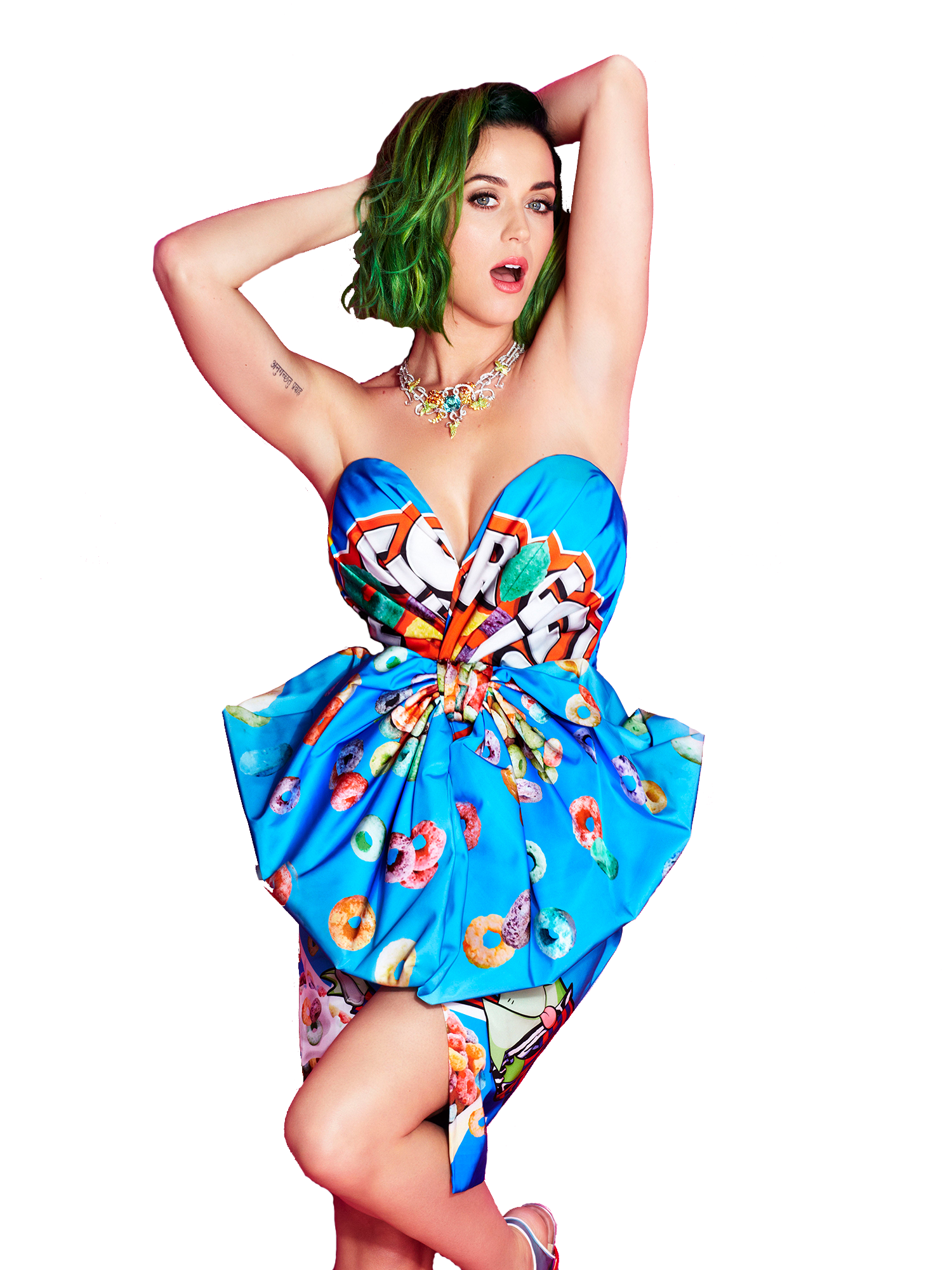 Hair Katy Perry Green Download HD PNG Image