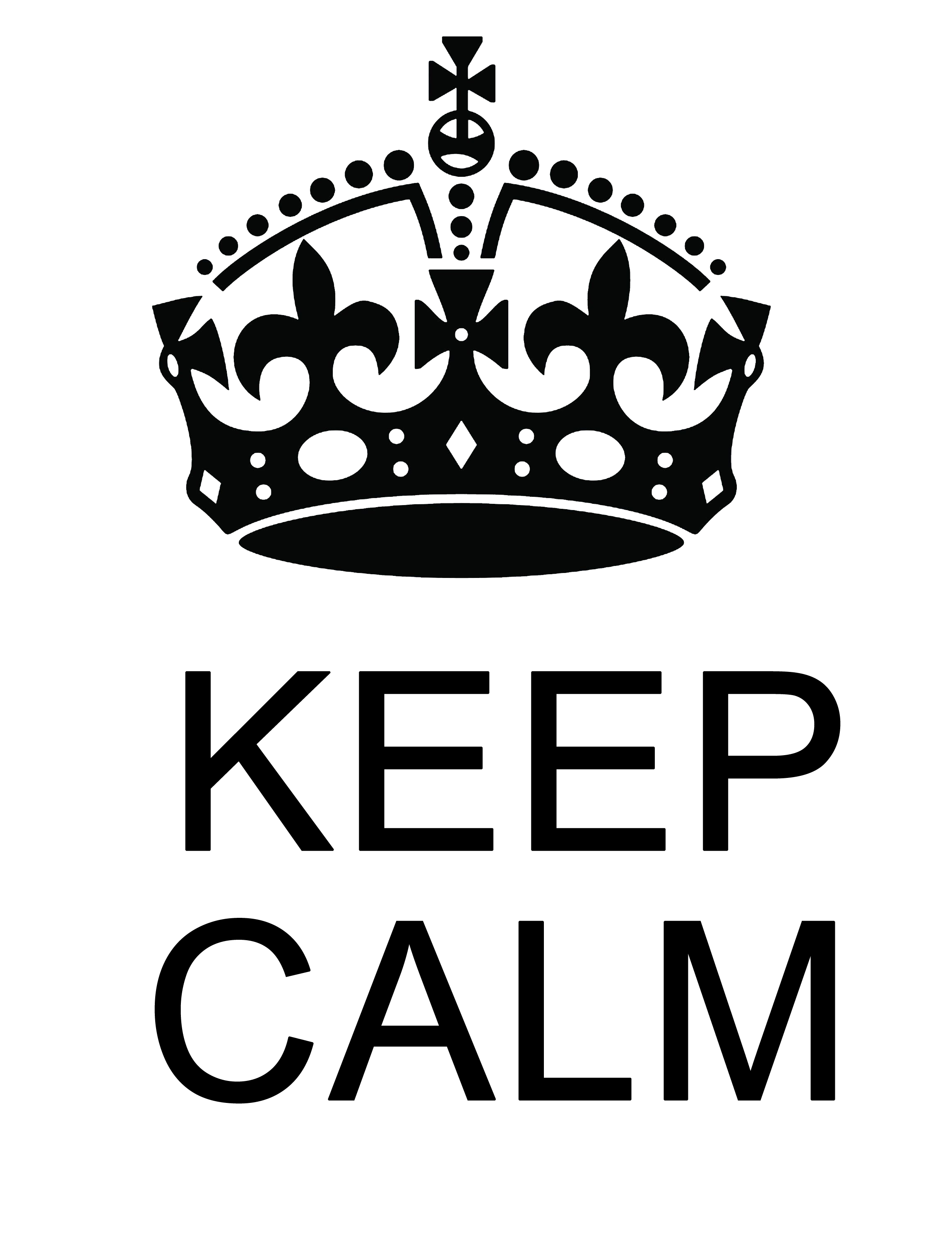 Keep Calm PNG Image