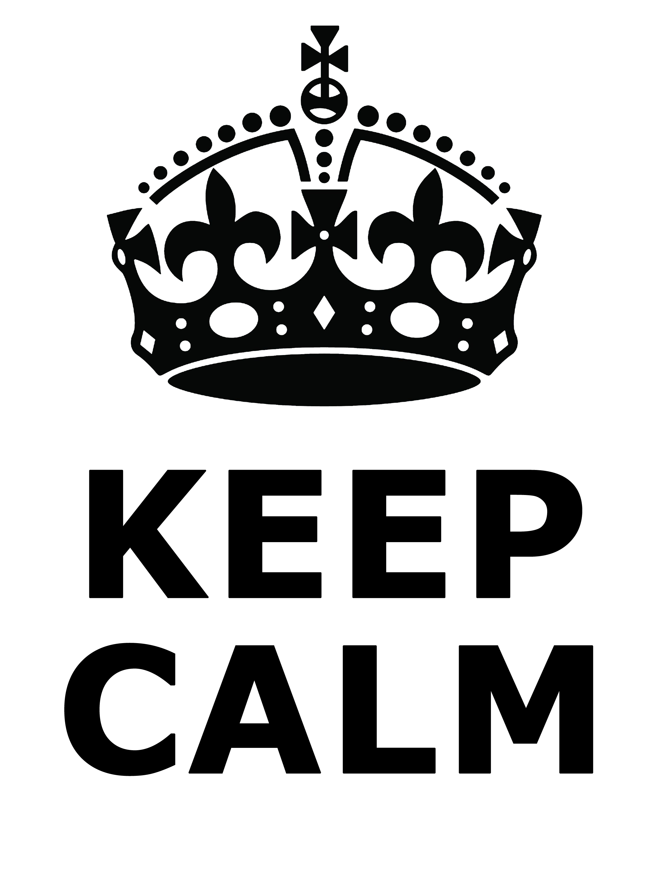 Keep Calm PNG Image